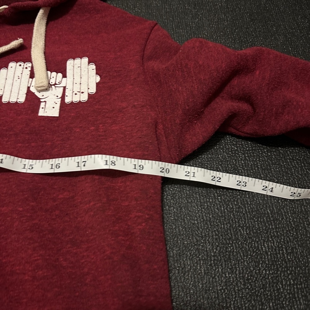 The Resistance Training Burgundy Zip-Up Hoodie size medium - Picture 6 of 7